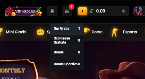 Icona regalo nel conto Donbet con i giri gratis