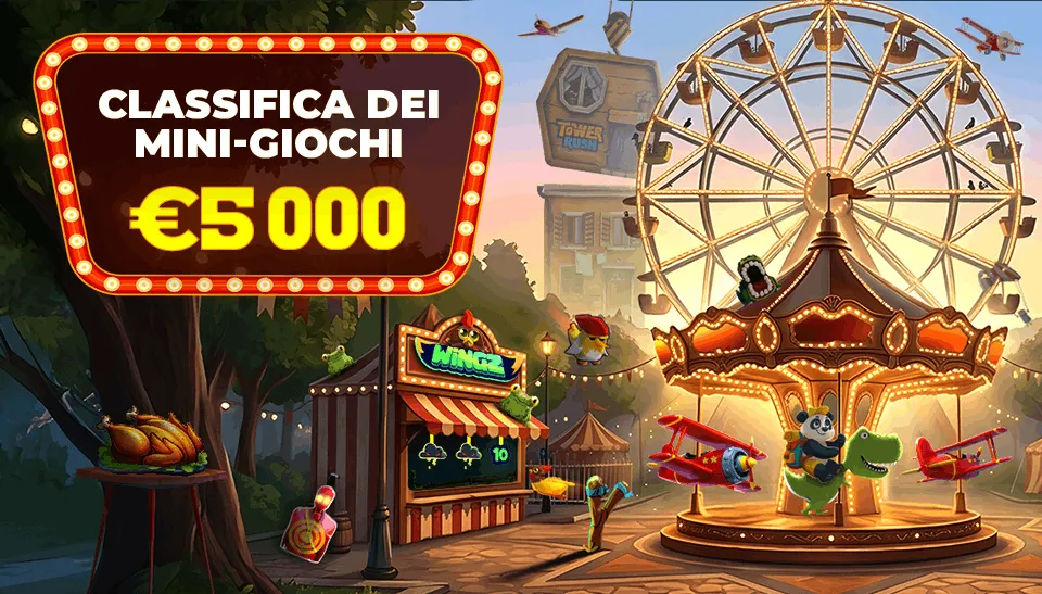 Classifica dei mini-giochi da 5.000 euro su Donbet